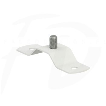 Mocowanie obejmy do płyty warstwowej KROP kolor biały